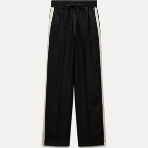 Zara Black and White Pantsuit